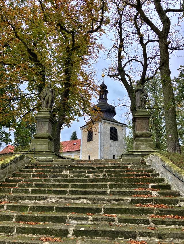 Zvonice u kostela sv. Barbory